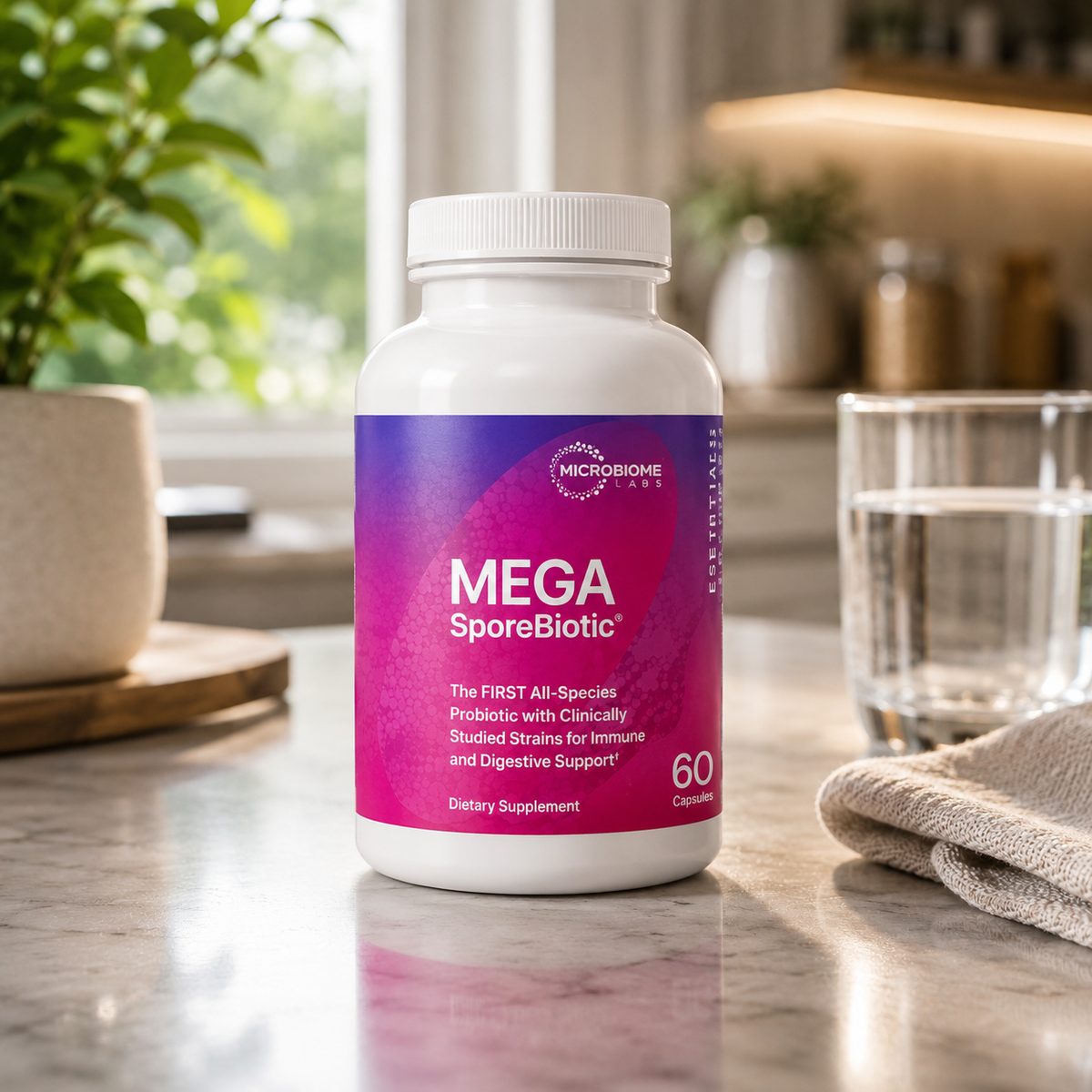 MegaSporeBiotic (60 Capsules / Dietary Supplement)