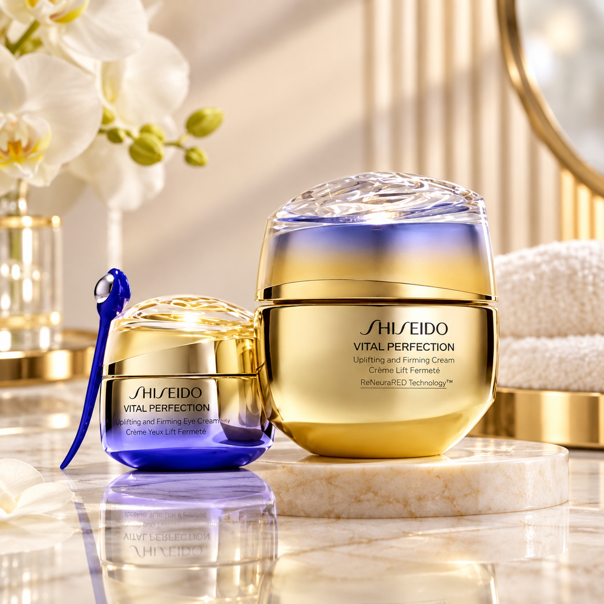 Shiseido Vital Perfection Uplifting & Firming Cream and Eye Cream Set