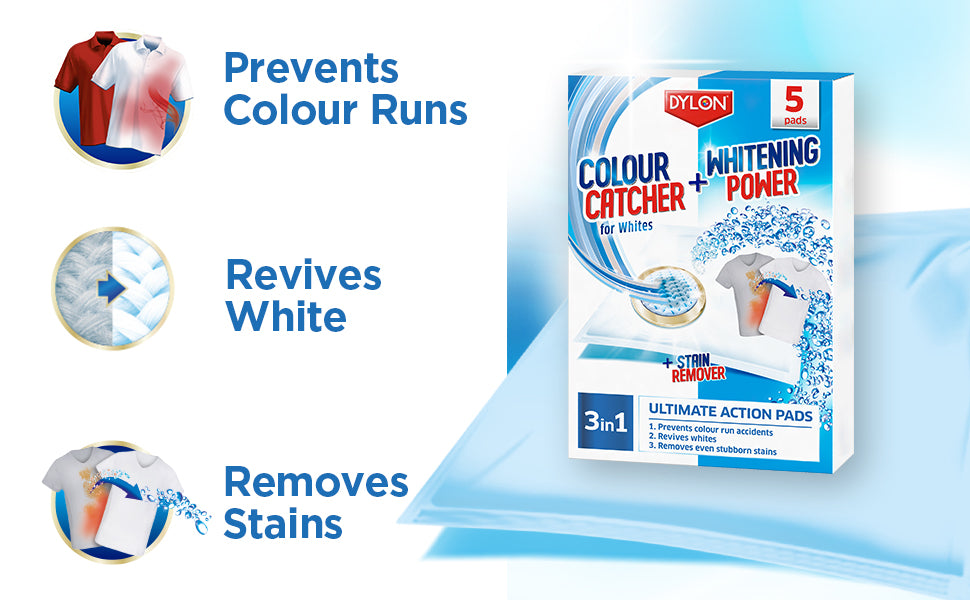 DYLON COLOUR CAT 3 IN 1 WHITE STAIN 5S
