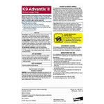 K9 Advantix II Flea, Tick & Mosquito Treatment for Extra Large Dogs (Over 55 lbs) – 6 Doses