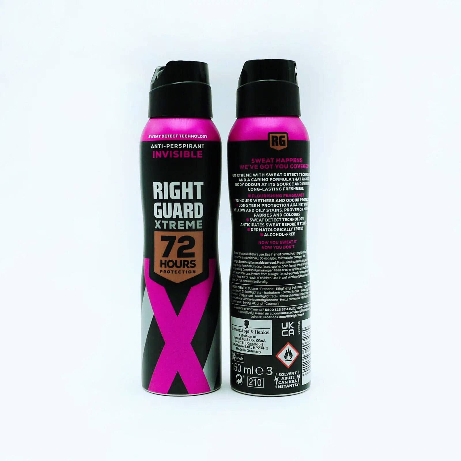 Right Guard Fresh 150ml deodorant with quick-drying formula, perfect for active lifestyles.