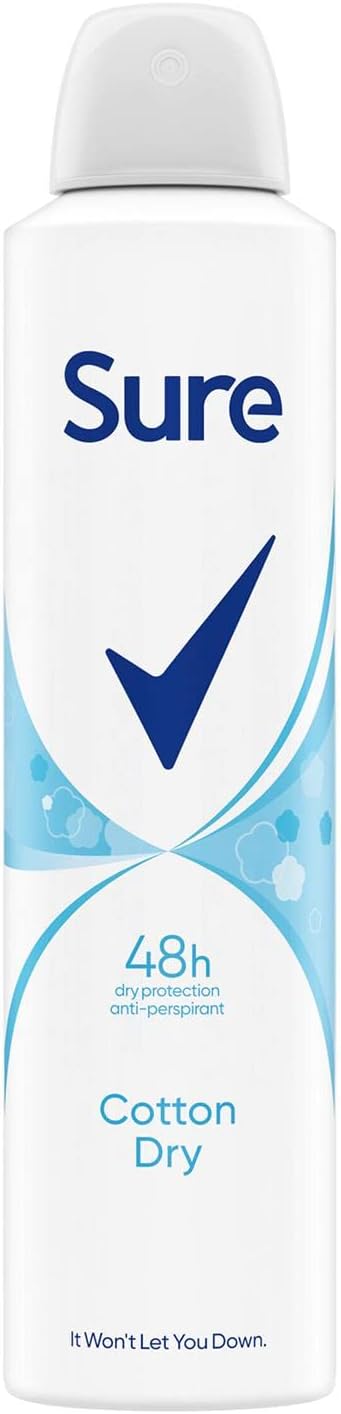 SURE BODY SPRAY COTTON DRY 150ML