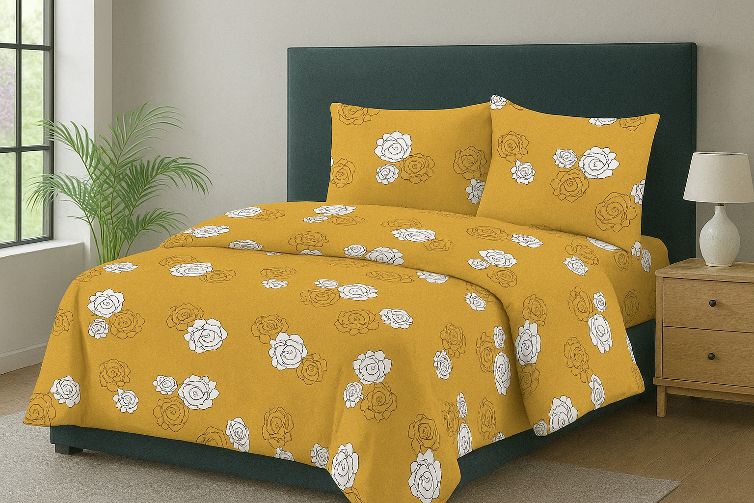 4 PIECE LUXURY BEDDING SET