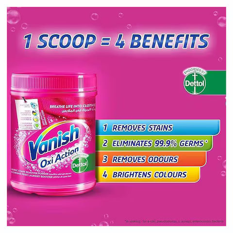 VANISH OXI ADVANCE PINK 470G
