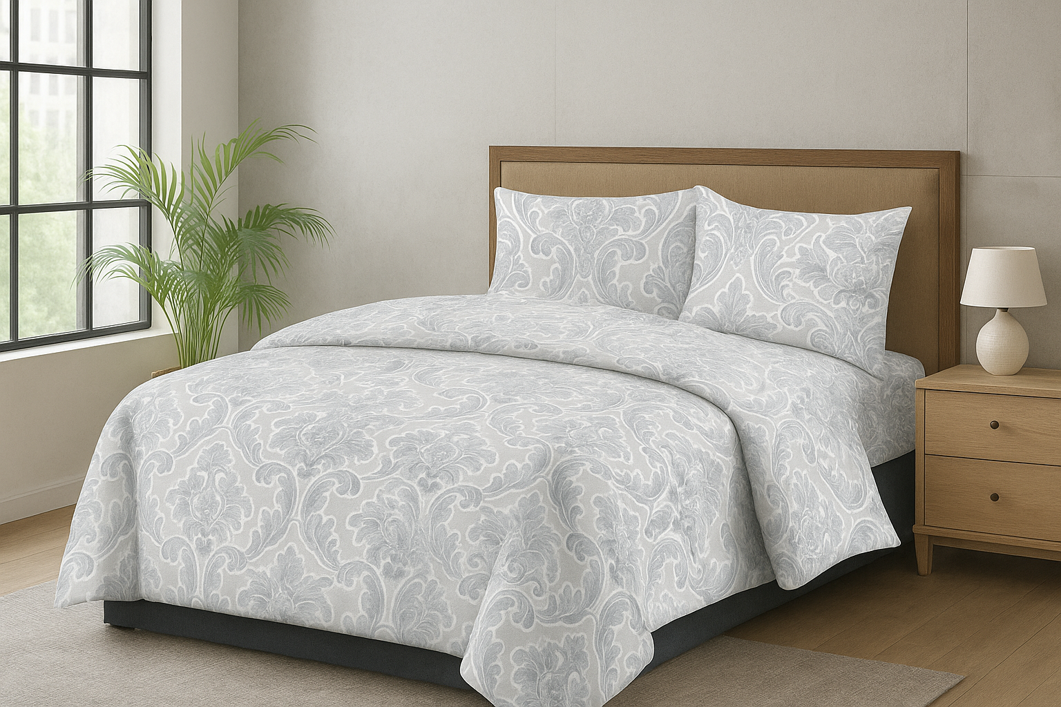 4 PIECE LUXURY BEDDING SET