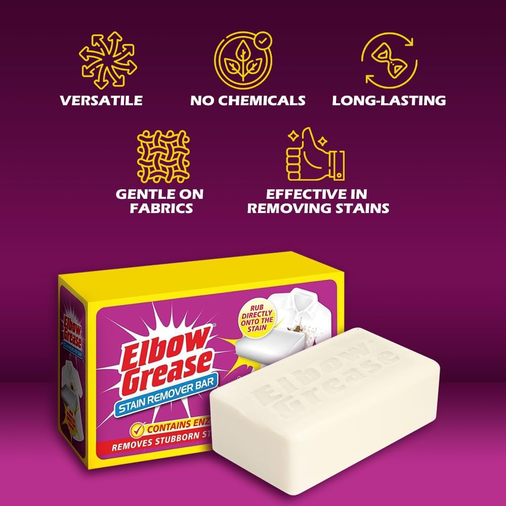ELBOW GREASE STAIN REMOVER BAR 100G