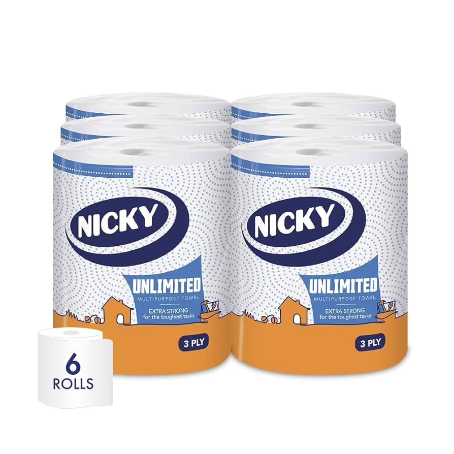 NICKY LEMON 2PLY KITCHEN ROLL TWIN