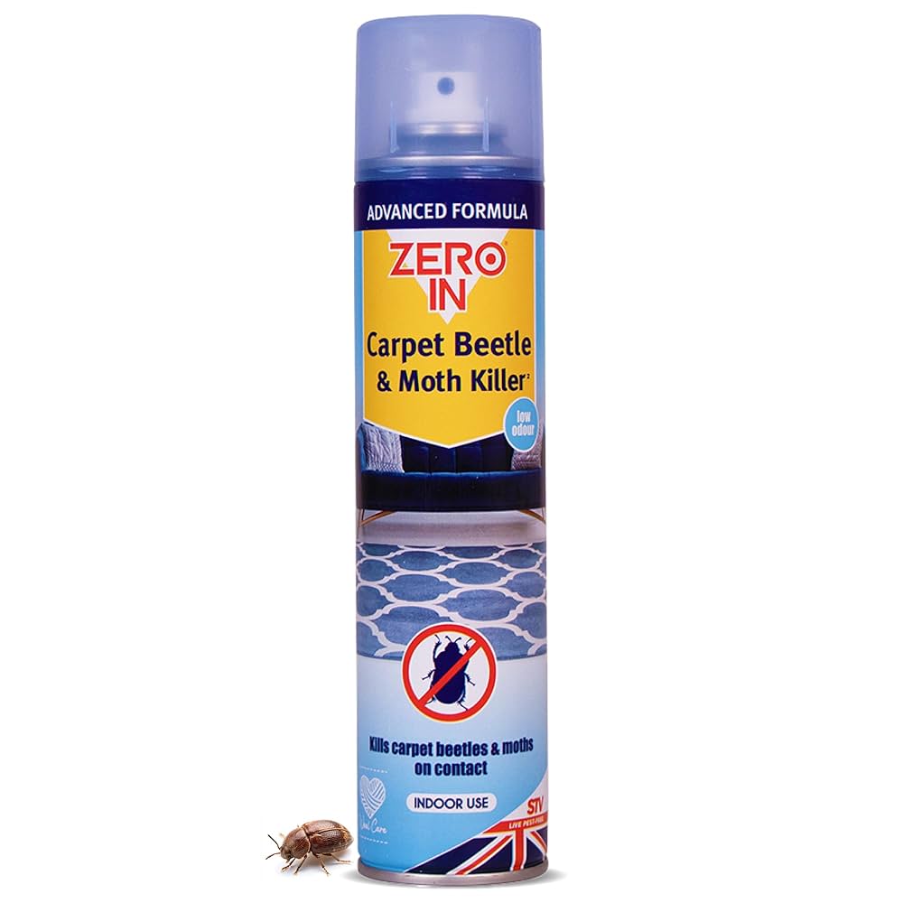 ZERO CARPET BEETLE & MOTH KILLER 300ML