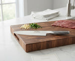 Professional Stainless Steel Chef's Knife with Textured Ergonomic Handle