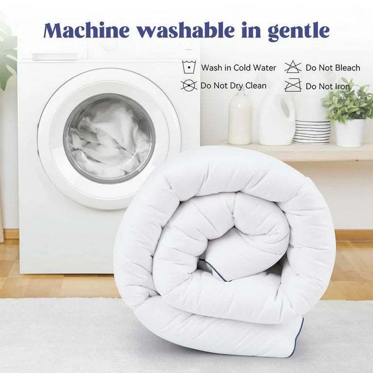 Waterproof mattress protector fitted cover by Zarnoor, showing soft and noiseless design for ultimate comfort.