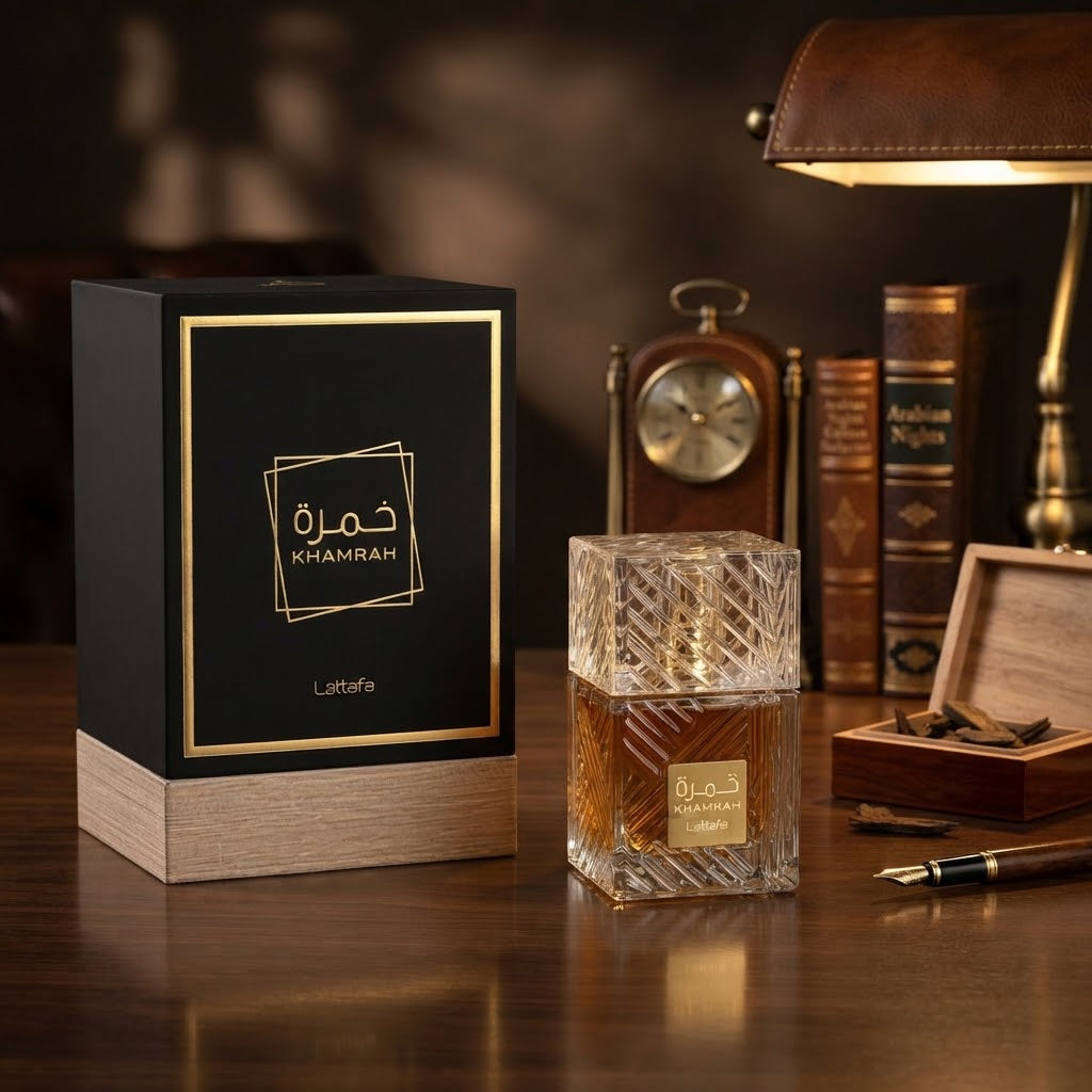 Lattafa Khamrah Eau de Parfum - Luxury Fragrance Spray (100 ml / 3.4 Fl Oz)