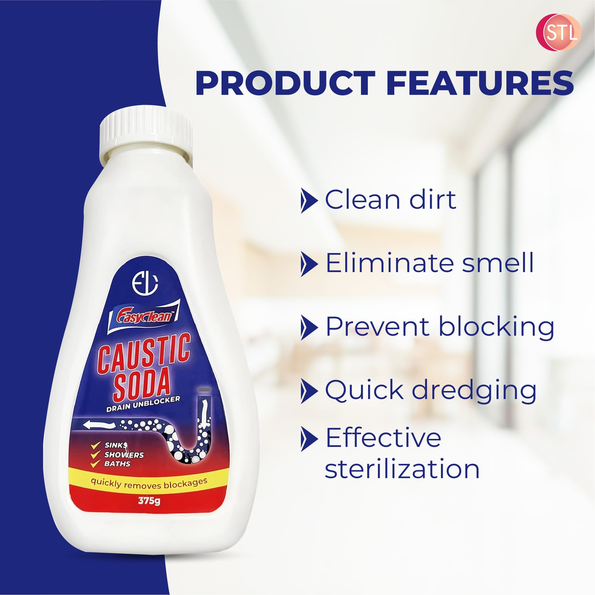 EASY CLEAN CAUSTIC SODA 375G