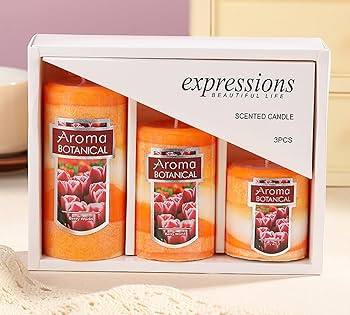 3PC EXPRESSION SCENTED CANDLE