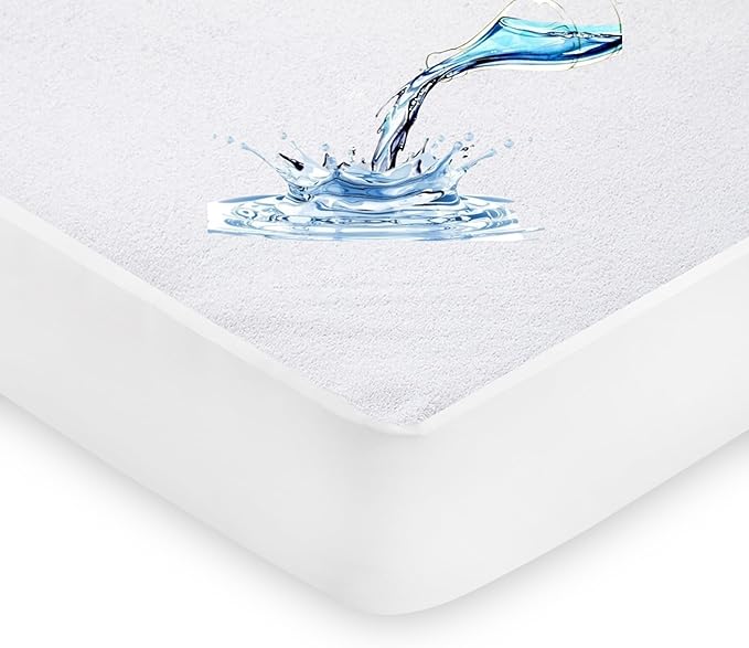 IMFAA 100% Waterproof Mattress Protector showcasing its high-quality waterproof barrier for ultimate mattress protection.