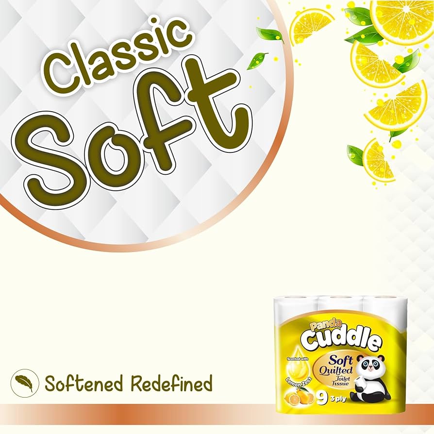 PANDA CUDDLE LEMON 3PLY 9'S