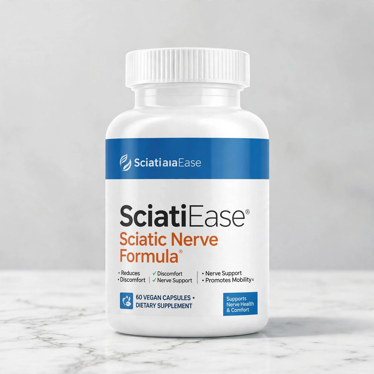 SciatiEase Sciatic Nerve Formula (120 Capsules / Dietary Supplement)