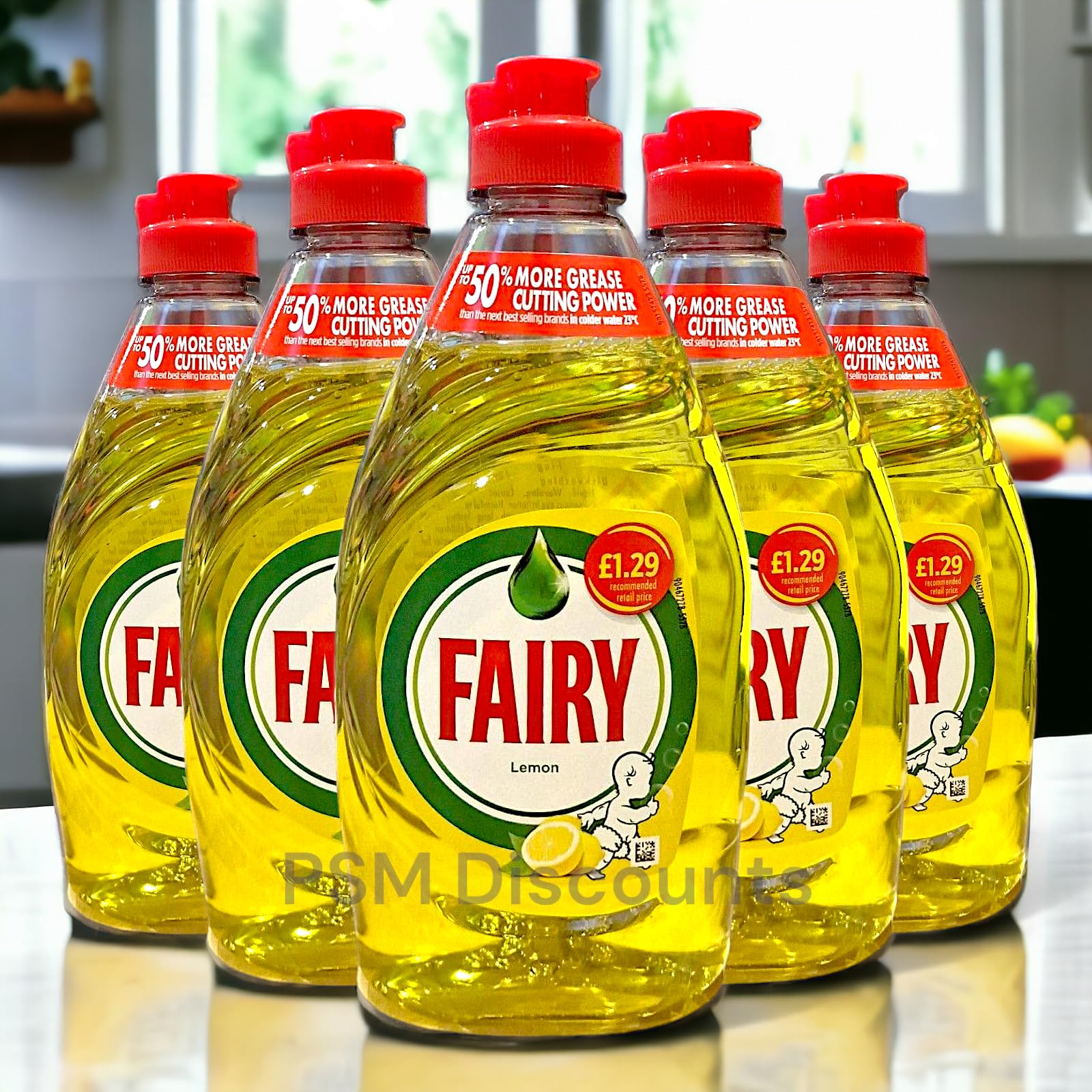 FAIRY WASH UP LIQUID LEMON 320ML