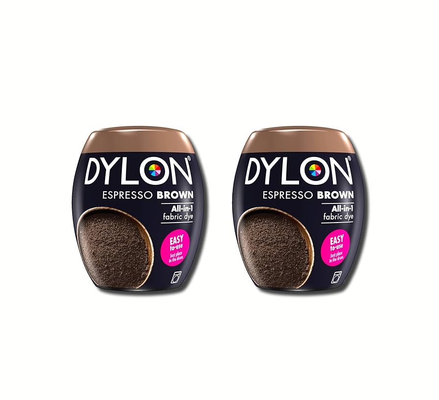 DYLON FABRIC DYE POD BROWN 350G