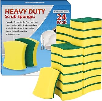 HEAVY DUTY CATERING SPONGE SCOURER 6'S