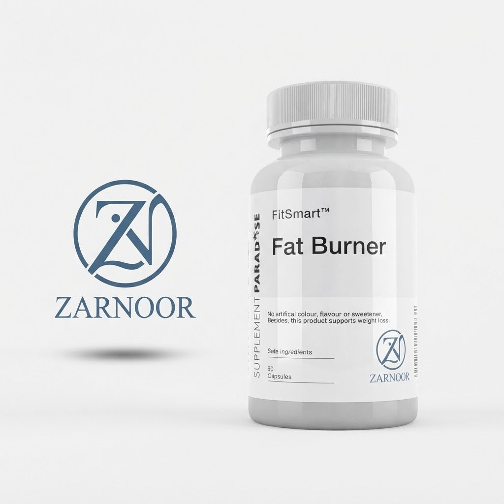 FitSmart Fat Burner Safe Ingredients Dietary Supplement - 90 Capsules zarnoor