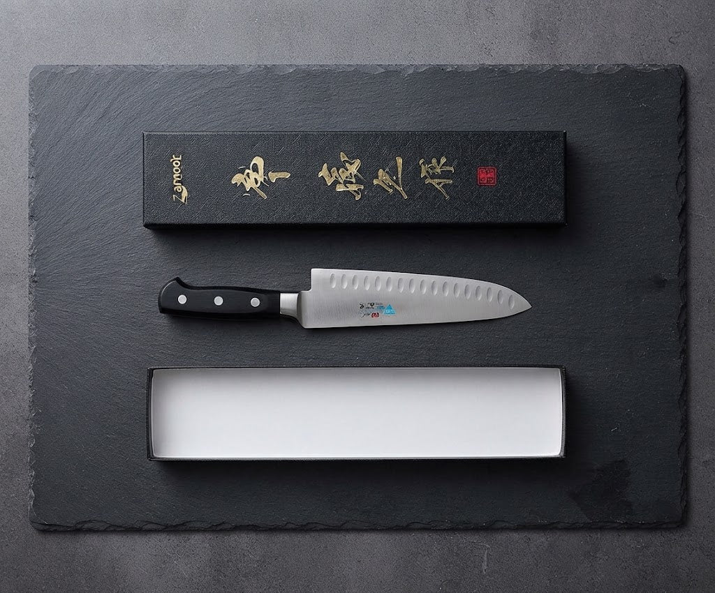 Professional Stainless Steel Santoku Knife with Gift Box