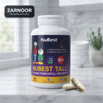Zarnoor NuBest Tall Teens Powerful Growth Dietary Supplement - 60 Capsules zarnoor
