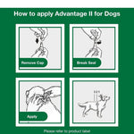 Advantage II Flea Treatment & Prevention for Extra Large Dogs (Over 55 lbs) – 4 Doses