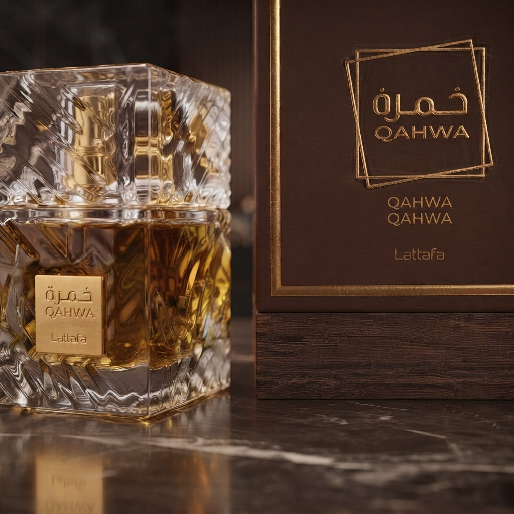 Lattafa Khamrah Qahwa Eau de Parfum - Luxury Fragrance Spray (100 ml / 3.4 Fl Oz)
