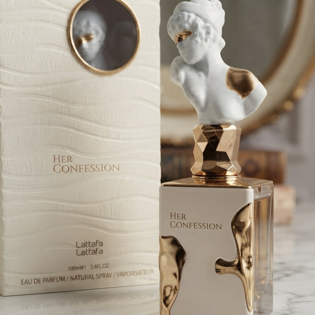 Lattafa Her Confession Eau de Parfum - Luxury Fragrance Spray (100 ml / 3.4 Fl Oz)