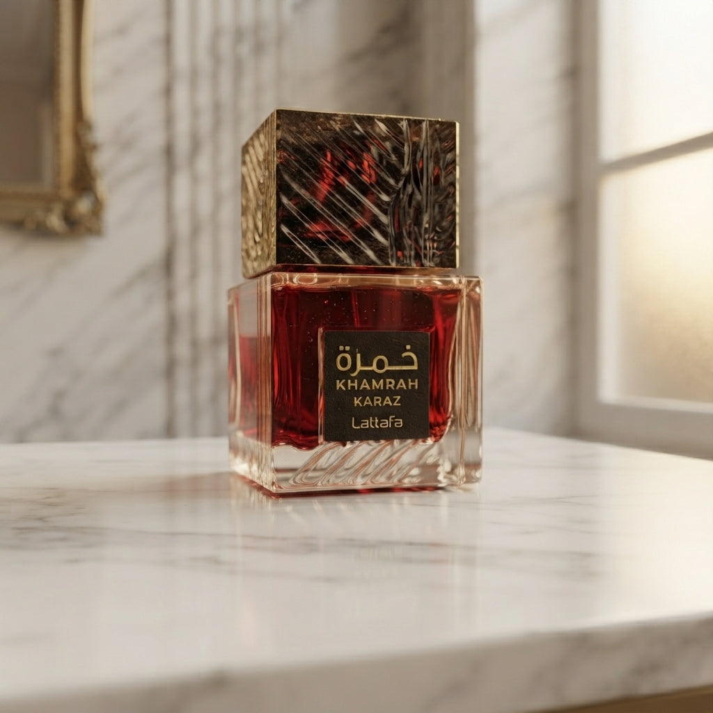 Lattafa Khamrah Karaz Eau de Parfum - Luxury Fragrance Spray (100 ml / 3.4 Fl Oz)