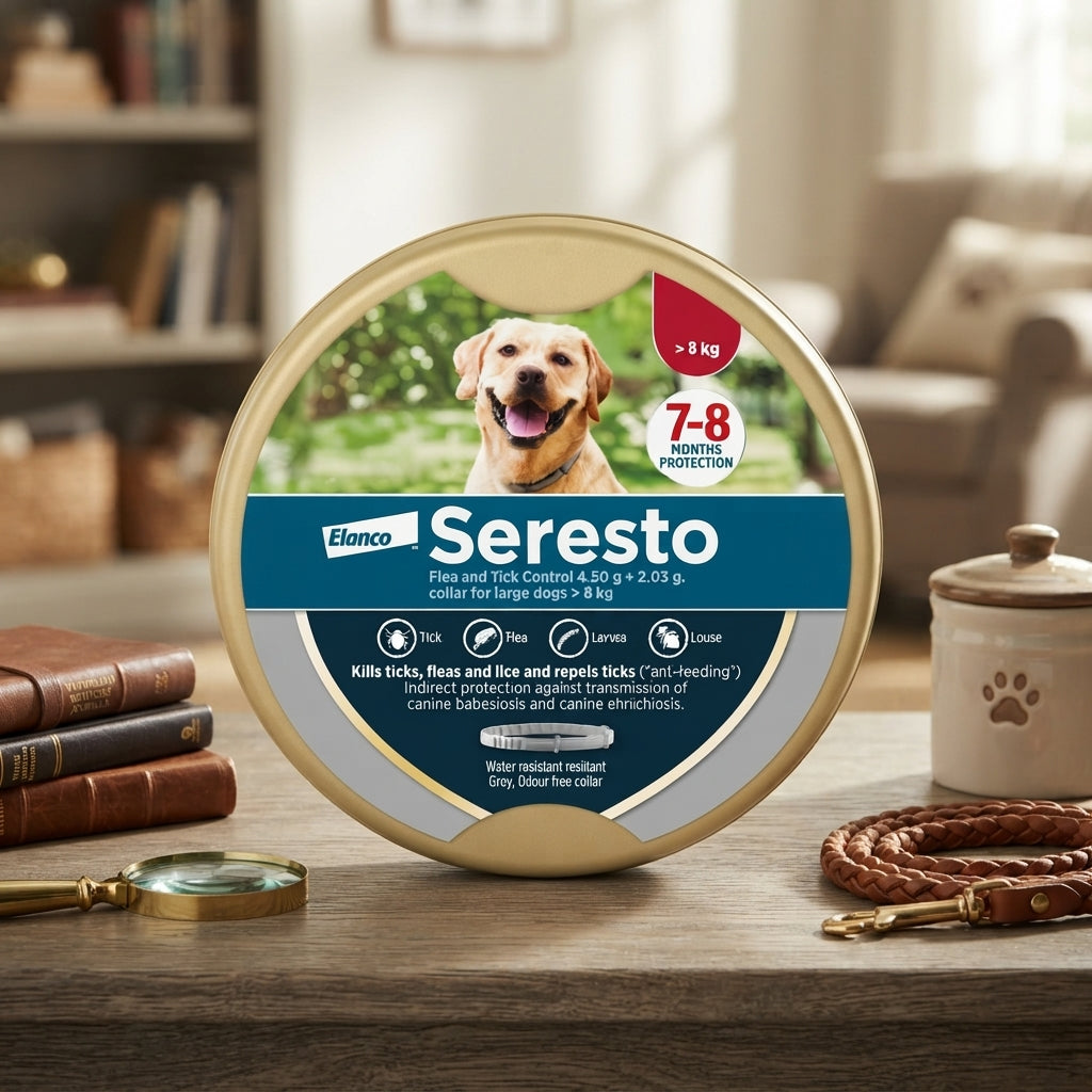 Elanco Seresto Flea and Tick Control Collar for Large Dogs (> 8 kg)