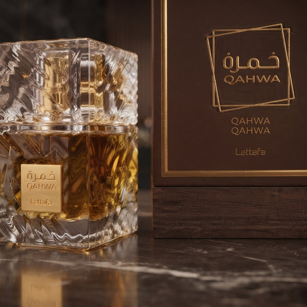Lattafa Khamrah Qahwa Eau de Parfum - Luxury Fragrance Spray (100 ml / 3.4 Fl Oz)
