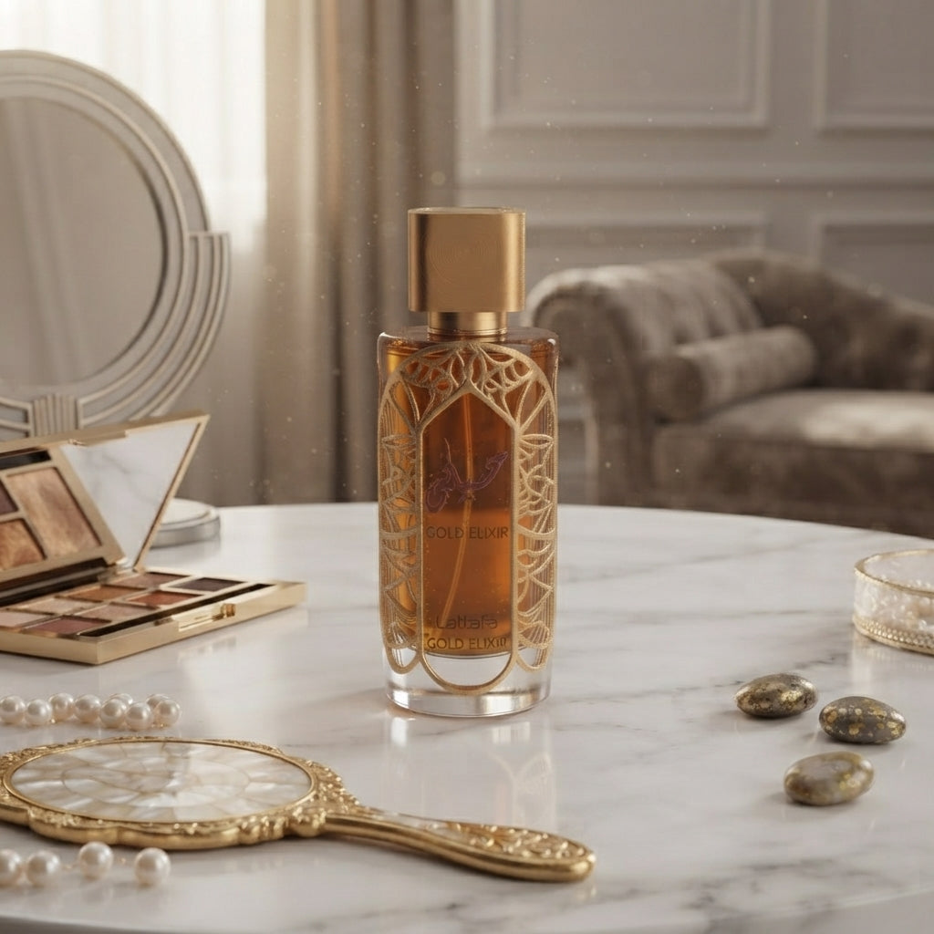 Lattafa Hayaati Gold Elixir Eau de Parfum - Luxury Fragrance Spray (100 ml / 3.4 Fl Oz)