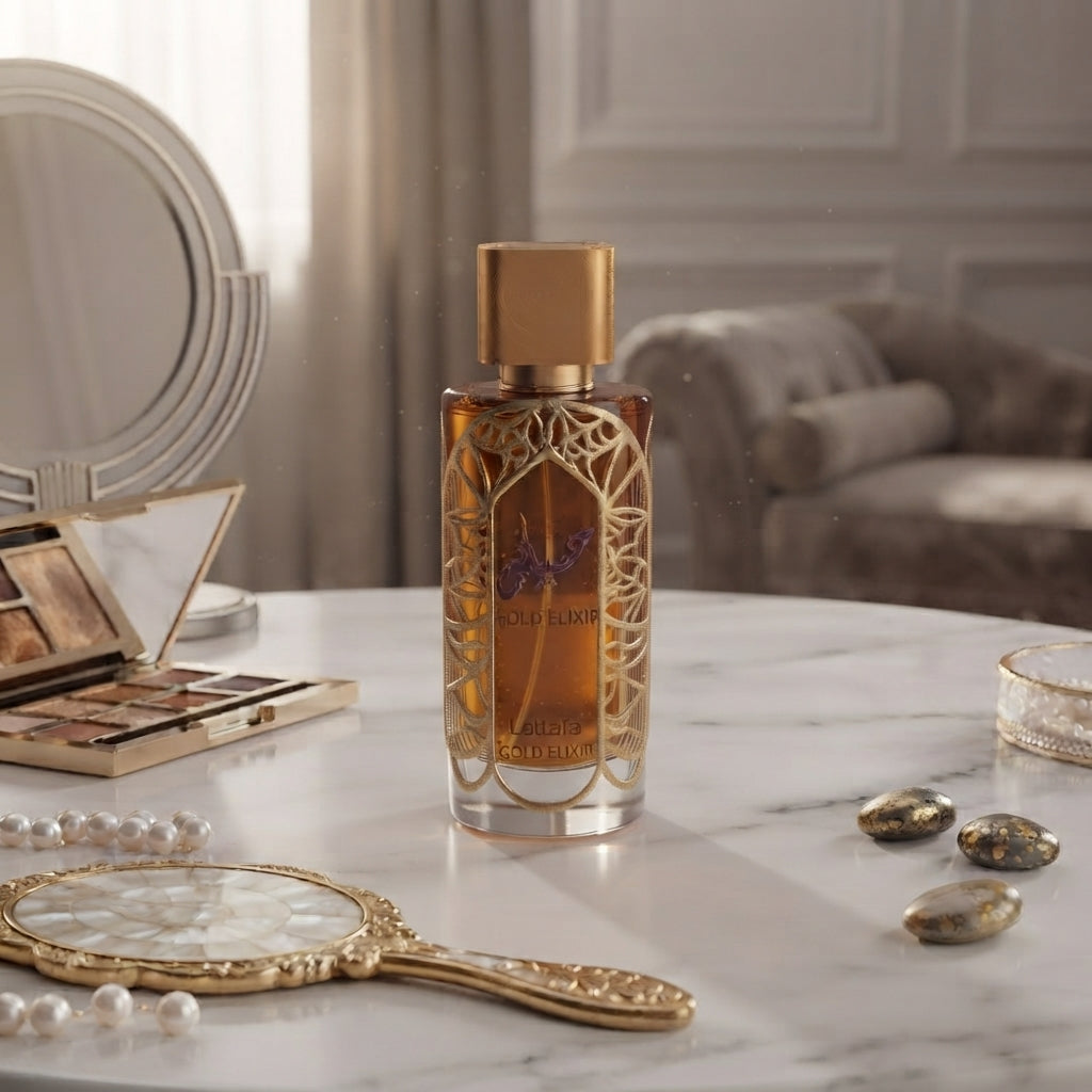 Lattafa Hayaati Gold Elixir Eau de Parfum - Luxury Fragrance Spray (100 ml / 3.4 Fl Oz)