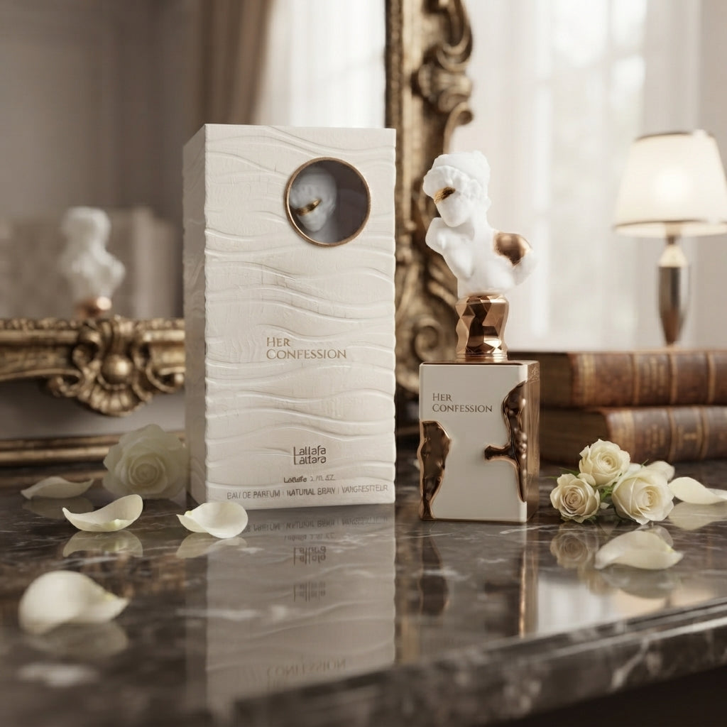 Lattafa Her Confession Eau de Parfum - Luxury Fragrance Spray (100 ml / 3.4 Fl Oz)
