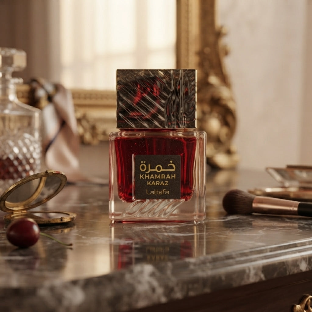 Lattafa Khamrah Karaz Eau de Parfum - Luxury Fragrance Spray (100 ml / 3.4 Fl Oz)