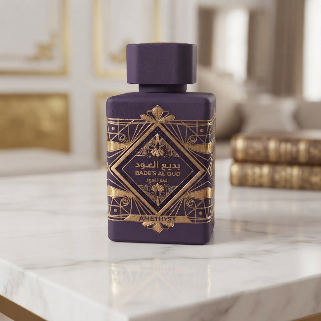 Lattafa Bade'e Al Oud Amethyst Eau de Parfum - Luxury Fragrance Spray (100 ml / 3.4 Fl Oz)