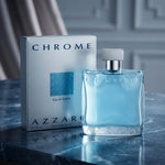 Azzaro Chrome Eau de Toilette - Luxury Fragrance Spray (100 ml / 3.4 Fl Oz)