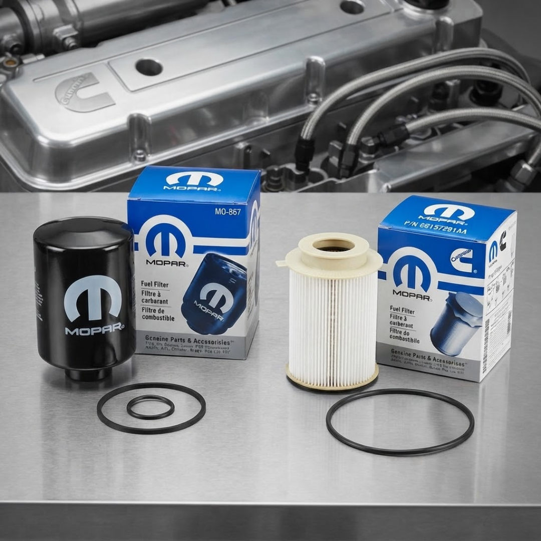Genuine Mopar Cummins Dual Fuel Filter Set - 68157291AA & 68197867AB