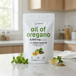 Micro Ingredients Oil of Oregano 6,000 mg with Black Seed Oil Dietary Supplement 300 Softgels)
