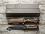 Tactical Fixed Blade Knife with Hard Sheath and Gift Box