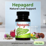 Hepagard® Natural Liver Support Supplement – 30 Vegetable Capsules