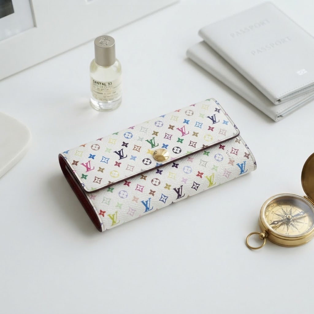 Louis Vuitton Multicolore Monogram Canvas Sarah Long Wallet