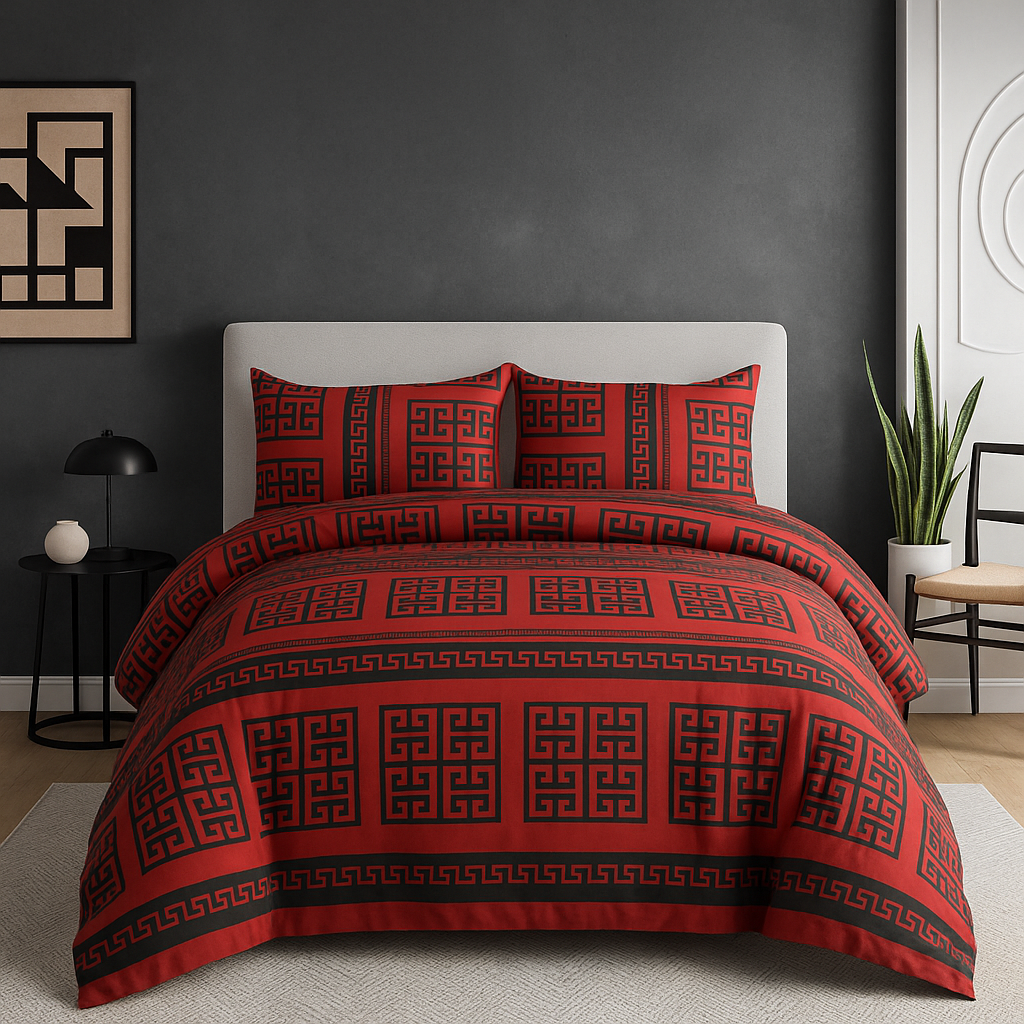 4 PIECE LUXURY BEDDING SET