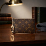 Louis Vuitton Classic Monogram Canvas Key Pouch / Cles