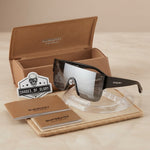 Burberry Shield Sunglasses with Branded Hard Case & Packaging