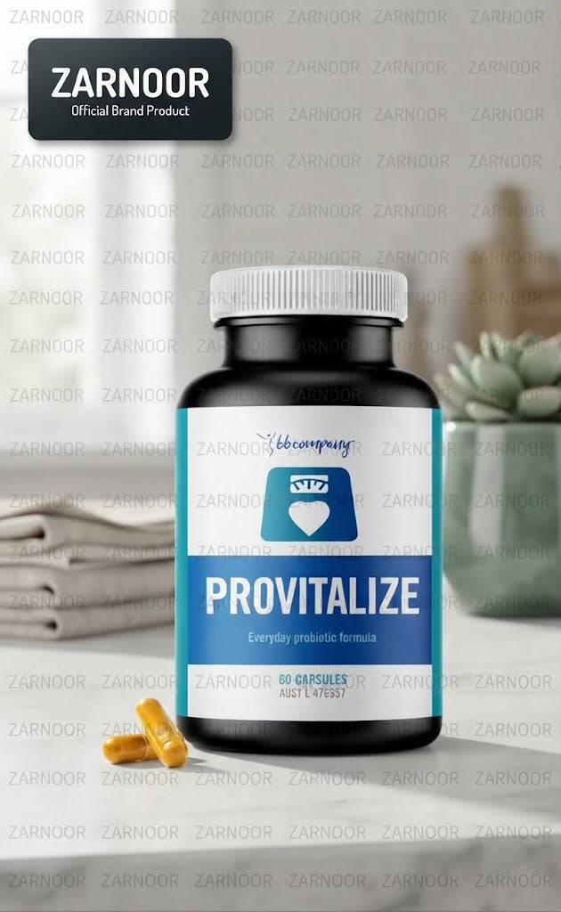 Zarnoor Provitalize Everyday Probiotic Formula Dietary Supplement - 60 Capsules zarnoor