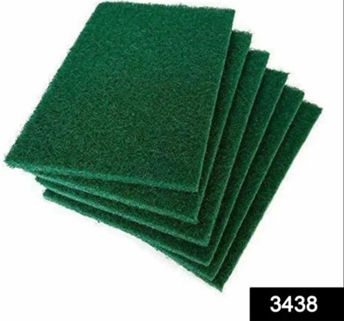 10PC GREEN FIBRE SCOURER