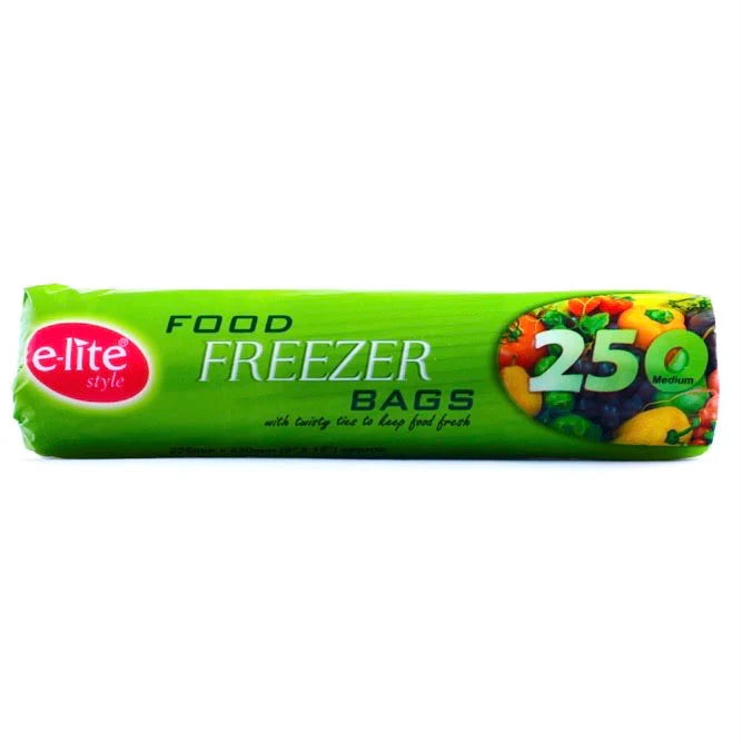 FOOD FREEZER BAGS 250'S & 15'S