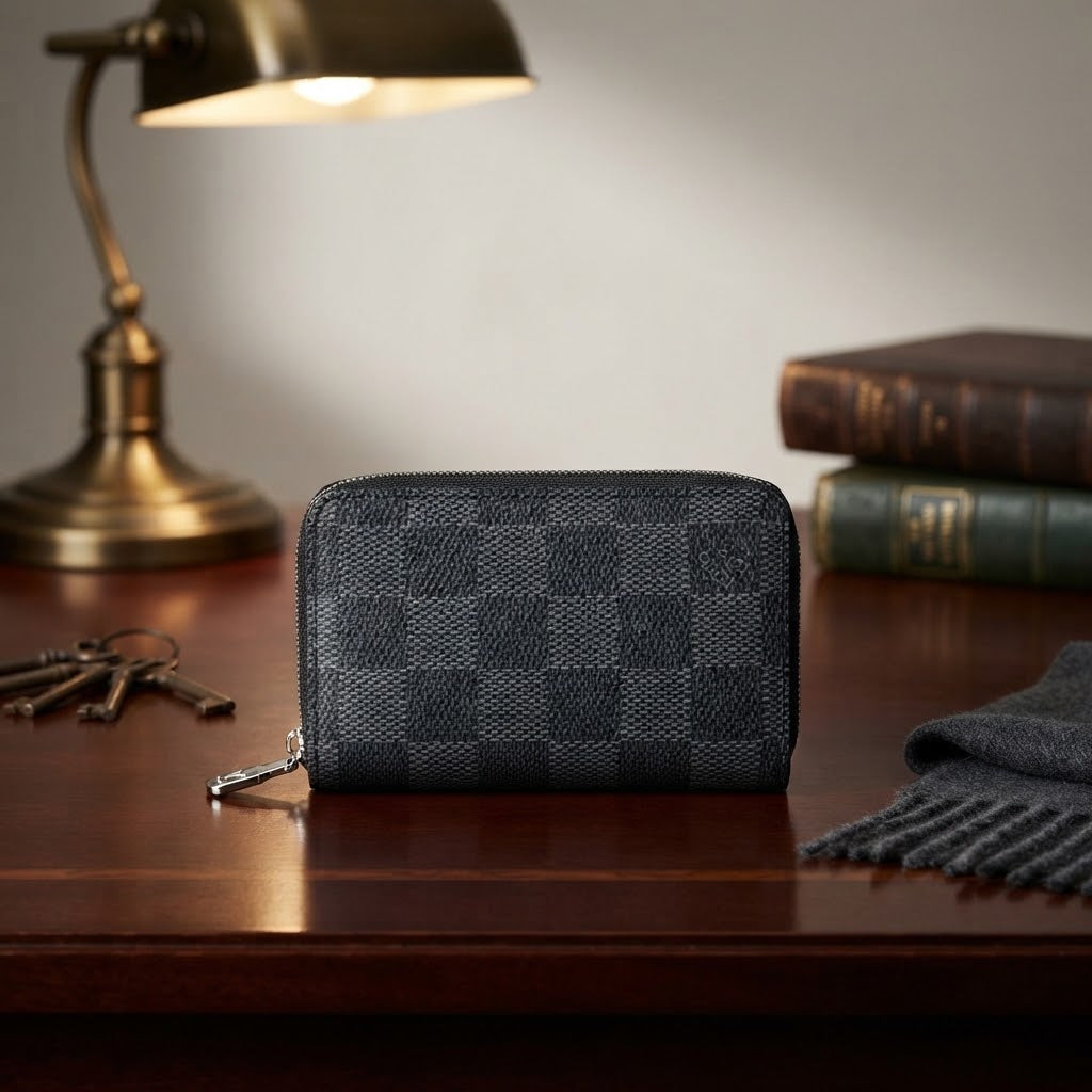 Louis Vuitton Damier Graphite Canvas Zippy Coin Purse